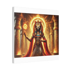 Sekhmet Canvas Wall Art - Egyptian God Inspired Decor