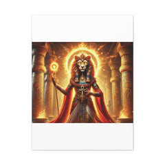 Sekhmet Canvas Wall Art - Egyptian God Inspired Decor