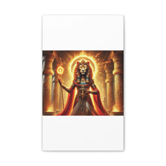 Sekhmet Canvas Wall Art - Egyptian God Inspired Decor