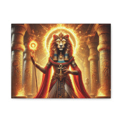 Sekhmet Canvas Wall Art - Egyptian God Inspired Decor