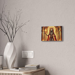 Sekhmet Canvas Wall Art - Egyptian God Inspired Decor