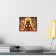 Sekhmet Canvas Wall Art - Egyptian God Inspired Decor