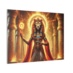 Sekhmet Canvas Wall Art - Egyptian God Inspired Decor