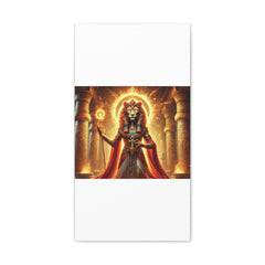 Sekhmet Canvas Wall Art - Egyptian God Inspired Decor