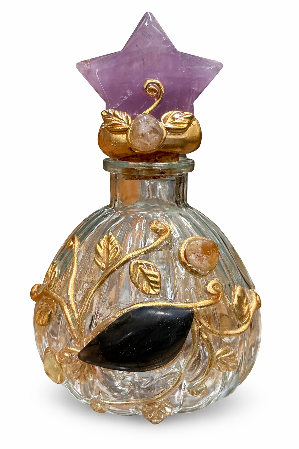 Amethsyt Star Bottle w/ Labradorite (Non-spray)