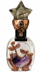 Labradorite Star w/Amethyst Moon Perfume Bottle