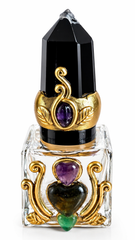 Smokey Quartz Tower Bottle (Non-spray)