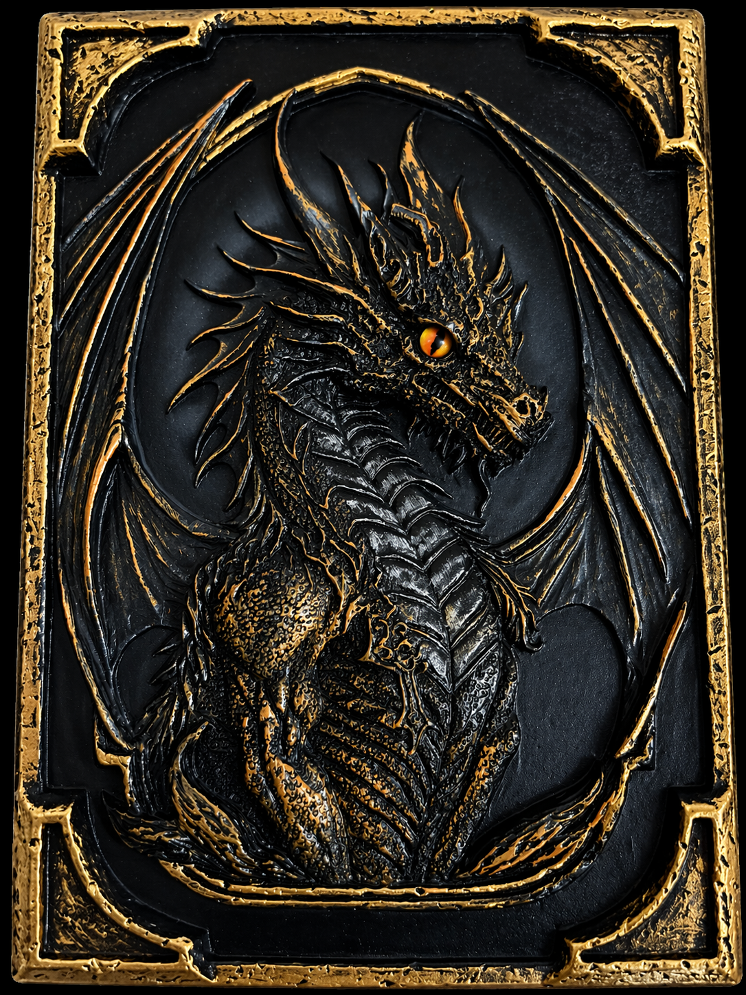 Orange Dragon Guardian Grimoire – Sacred Kraft Edition