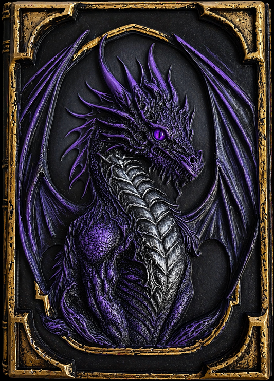 Purple Dragon Guardian Grimoire – Sacred Kraft Edition