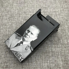 Personalized Customized Tito Cigarette Case Ultra Thin Portable Aluminium Alloy Slide Cigarette Box Smoke boxes Yugoslavia