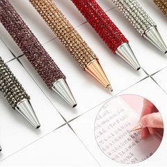 Glitter Sequin Crystal Pen 0.5mm Black Refill Ballpoint Pen