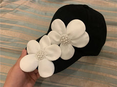 Cotton Big Flower Baseball Hat