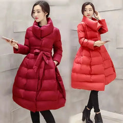 Cotton Mid Length Swing Coat