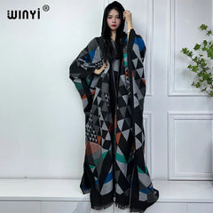 High Quality Loose Thick Warm Kaftan Coat