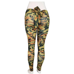 Sexy Bowknot Camouflage Leggings