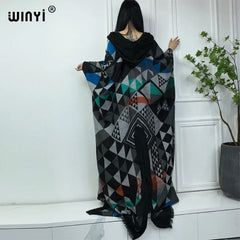 High Quality Loose Thick Warm Kaftan Coat