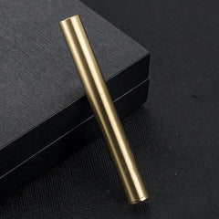 Creative Unusual Copper Kerosene Lighter Nunchaku Retro Grinding Wheel Lighter Foldable Portable Men's Exquisite Gift