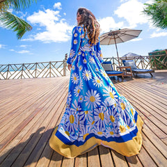 Beach Long Kaftan Bikini Cover Up