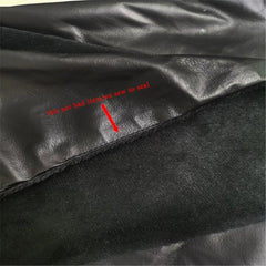 Warm Long Large Faux Leather Scarf Bandana