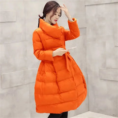 Cotton Mid Length Swing Coat