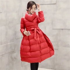 Cotton Mid Length Swing Coat