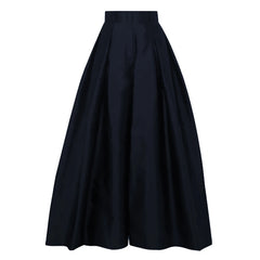 Stylish Urban Casual Loose High Waisted Solid Color Wide Leg Pants