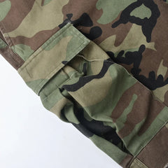 Camouflage Cargo Pocket Shorts