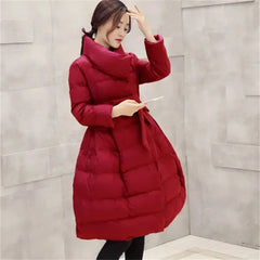 Cotton Mid Length Swing Coat