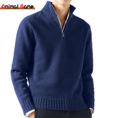 Half Zipper Sweaters Knitwear Pullover