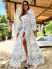 Beach Long Kaftan Bikini Cover Up