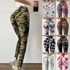 Sexy Bowknot Camouflage Leggings