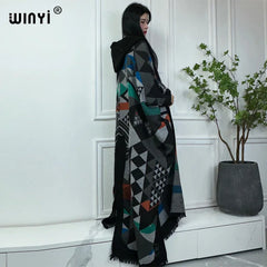 High Quality Loose Thick Warm Kaftan Coat