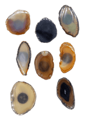 Agate Slice Crystal Fridge Magnet