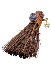 Amethyst Cinnamon Witch's Broom