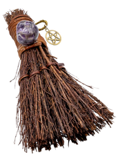 Amethyst Cinnamon Witch's Broom