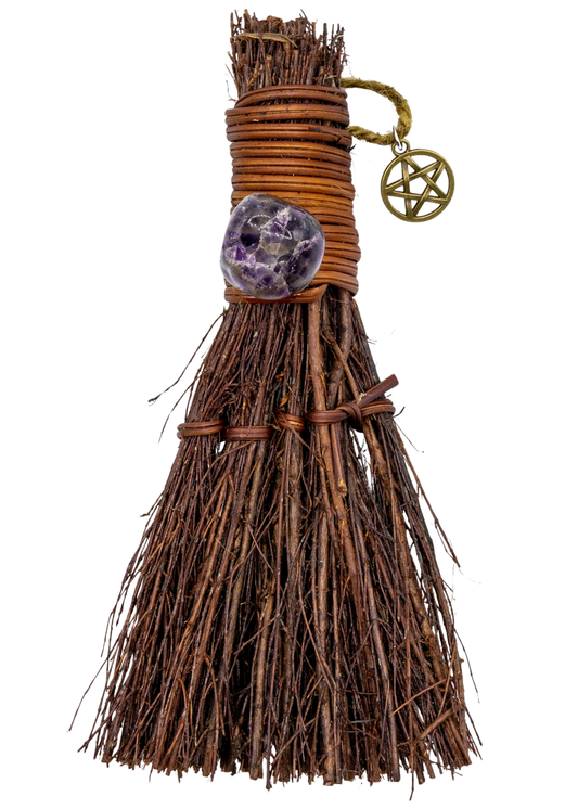 Amethyst Cinnamon Witch's Broom