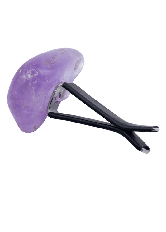 Amethyst Crystal Car Vent Clip