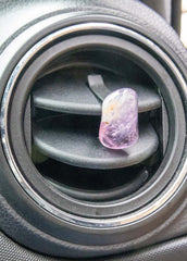 Amethyst Crystal Car Vent Clip