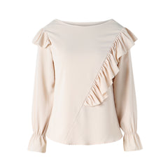 Ruffles O-Neck Blouse