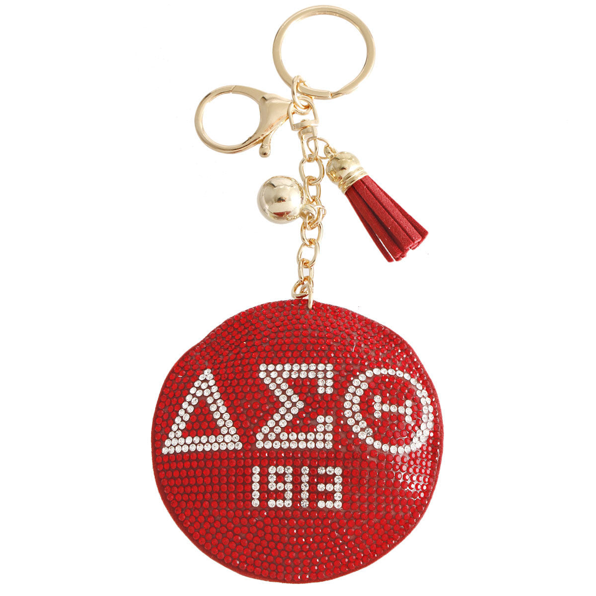 Red Padded DST Keychain|7 x 3.10 inches