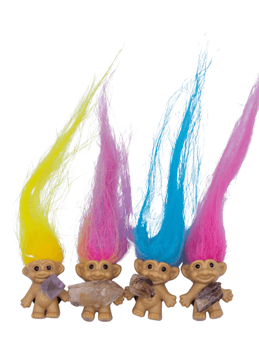 Crystal Troll Doll Refrigerator Magnet
