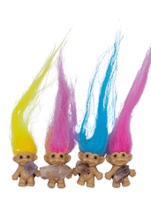 Crystal Troll Doll Refrigerator Magnet