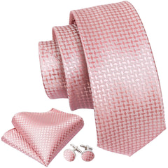 100% Silk Pink Ties - Polished 24/7