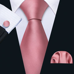 100% Silk Pink Ties - Polished 24/7