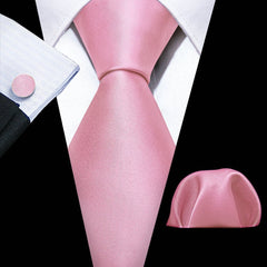 100% Silk Pink Ties - Polished 24/7