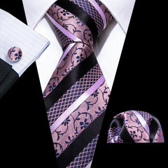 100% Silk Pink Ties - Polished 24/7