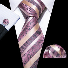 100% Silk Pink Ties - Polished 24/7