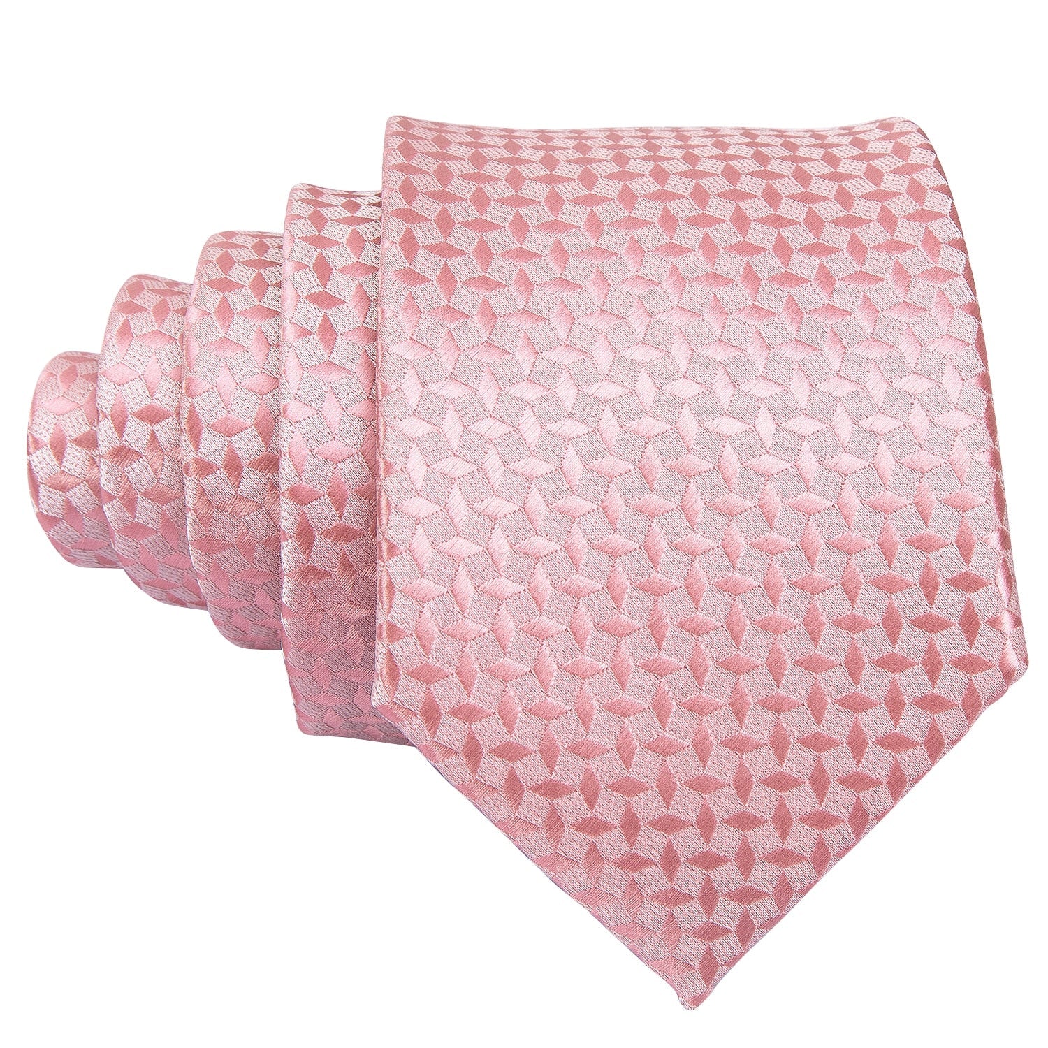 100% Silk Pink Ties - Polished 24/7