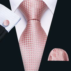 100% Silk Pink Ties - Polished 24/7