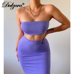 Bodycon Tube Skirt Set